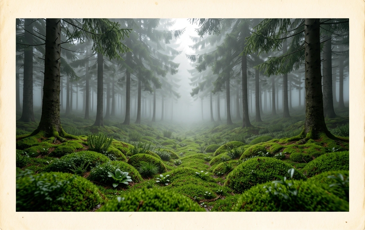 Atmospheric Austrian forest